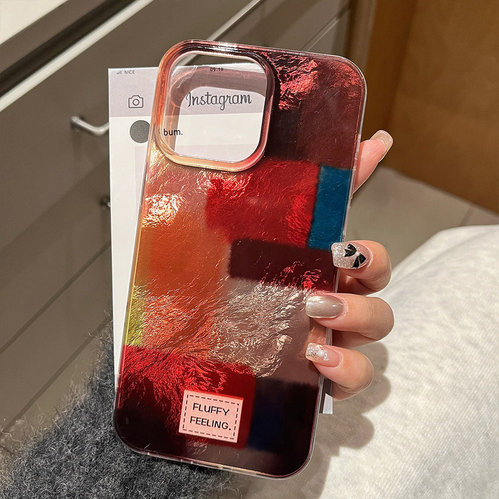 Swirl shell suitable for apple 16promax cute cat mobile phone case iphone13 anti-fall protective cover 15