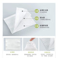 Keqi disposable makeup cotton pads, dual-action cotton pads, 120 count, thick dual-action makeup remover pads for face