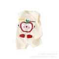 Summer vest, light and breathable jumpsuit, newborn baby clothes, super stylish sleeveless khaki, outdoor crawling clothes