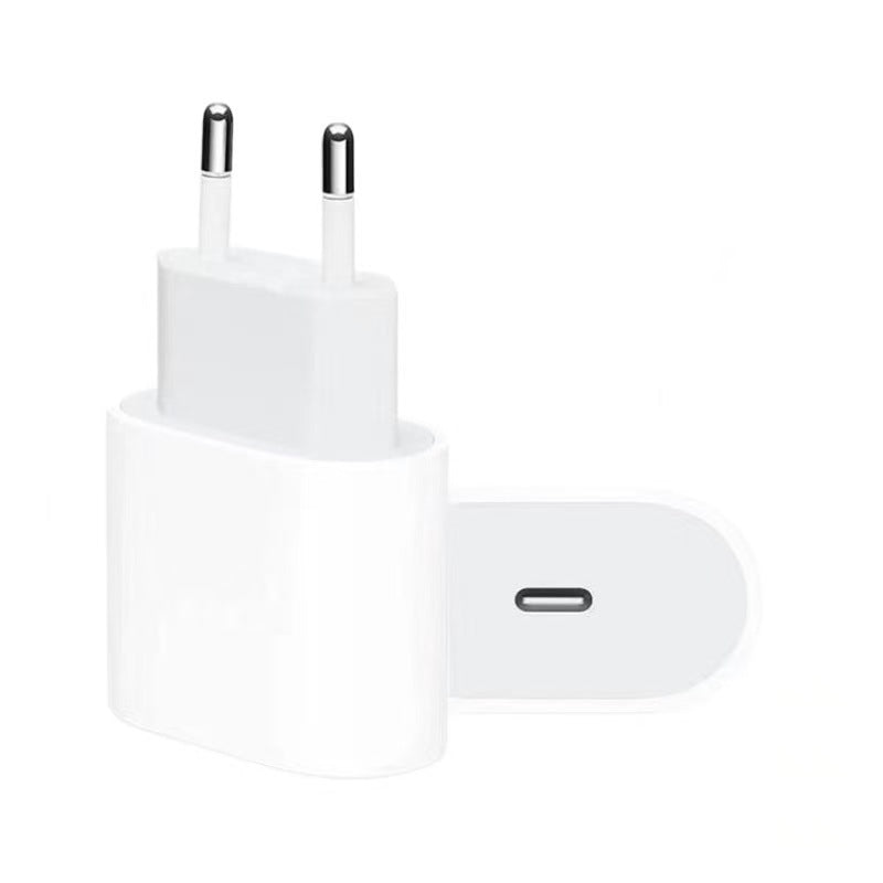 35w european standard charger, compatible with apple iphones, featuring fast charging, ce certification, and a data cable charger set