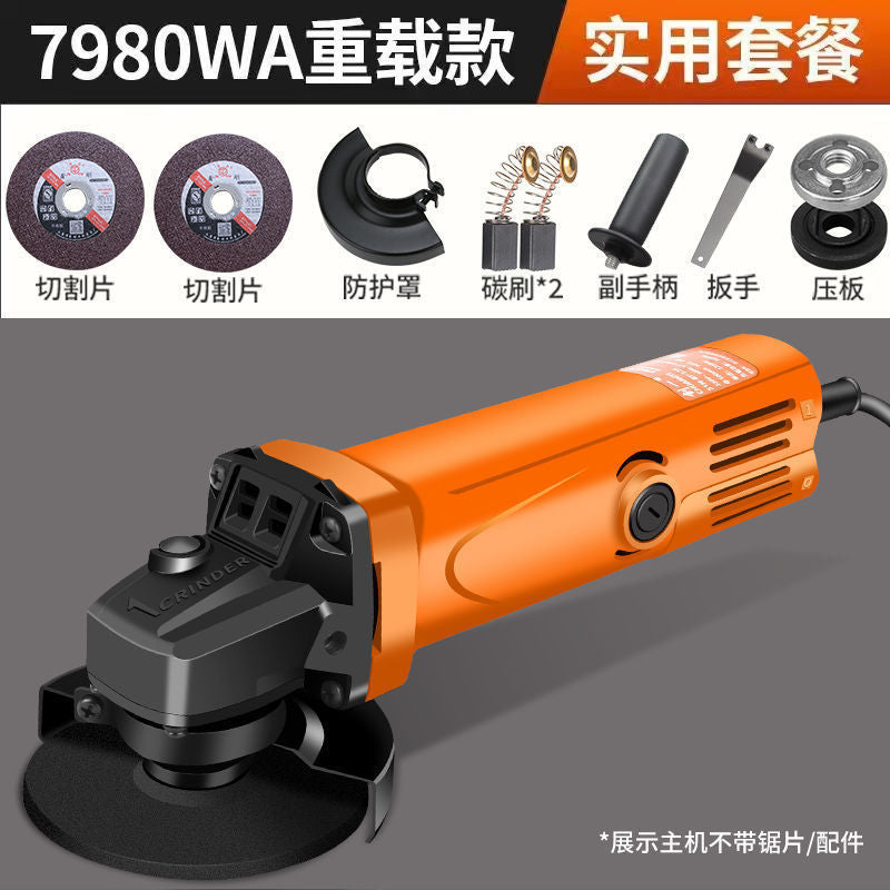 Chuangyi Angle Grinder Multifunctional Grinder Grinding Machine Hand Grinder Polishing Machine Cutting Machine Household Hand Grinding Wheel