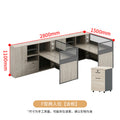 Saint li office desk and chair combination staff slot casual financial screen computer desk partition card slot