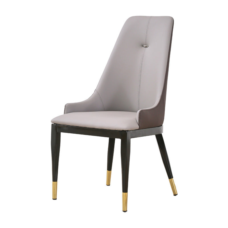 Modern minimalist dining chair italian light luxury chair negotiation backrest chair stool hotel home restaurant conference leisure chair