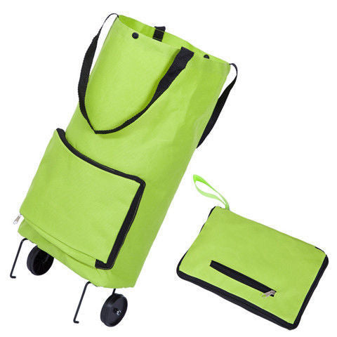 Shopping bag Korean version of Oxford cloth folding dual-purpose tug bag foldable shopping bag, portable travel bag wholesale