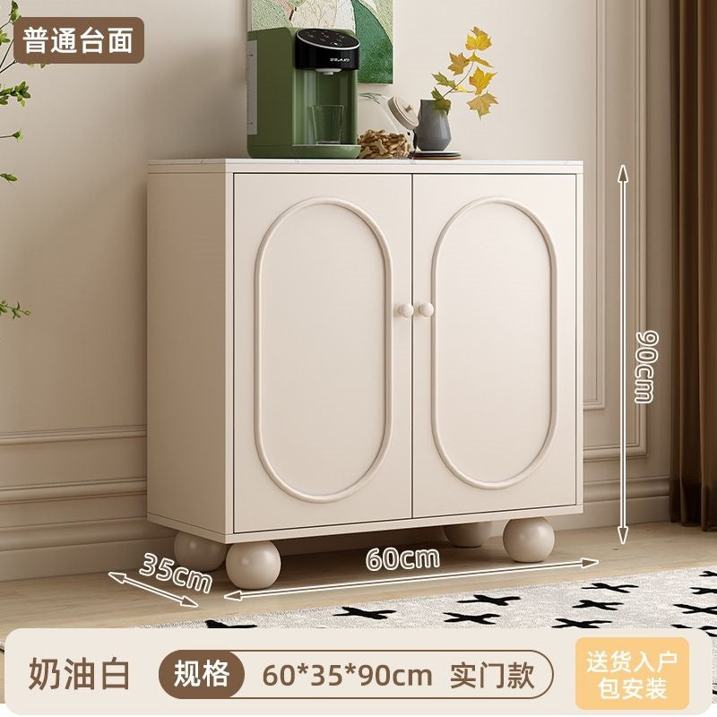 Solid wood sideboard, storage cabinet, french wall cabinet, storage cabinet, cream style tea cabinet, kitchen cabinet
