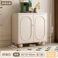 Solid wood sideboard, storage cabinet, french wall cabinet, storage cabinet, cream style tea cabinet, kitchen cabinet