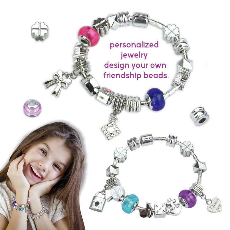 Cross-border export children's handmade beaded toys girl DIY bracelet creative jewelry girl bracelet beaded gift box