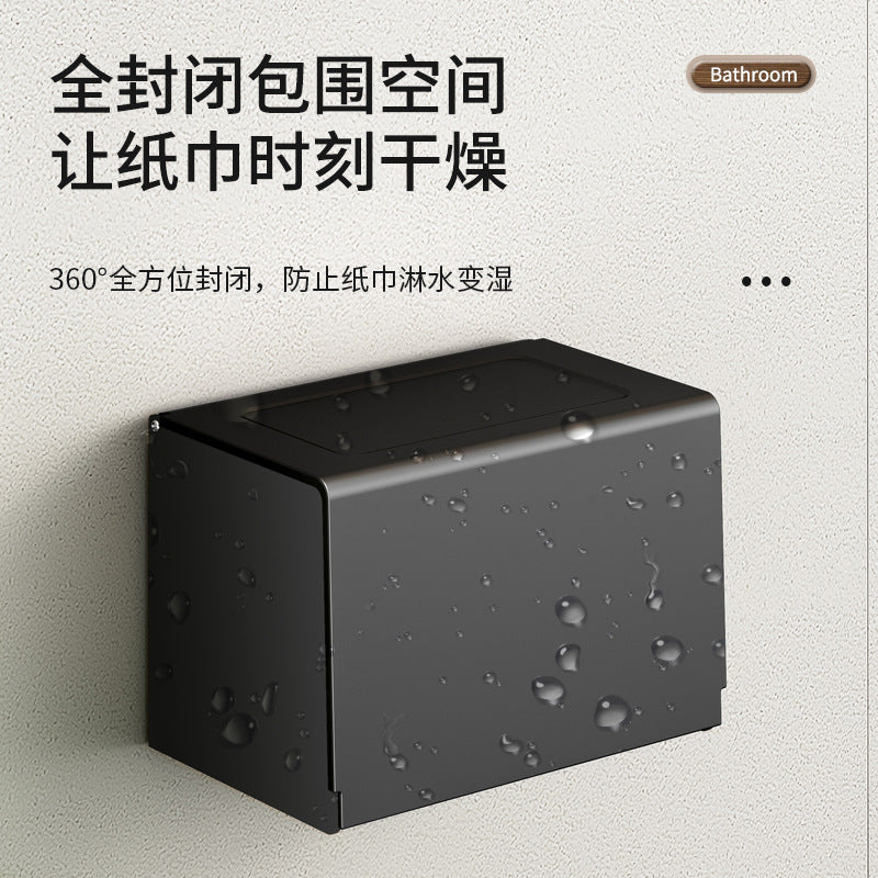 No punching creative waterproof tissue holder toilet carton toilet tissue box toilet toilet toilet paper shelf pumping carton