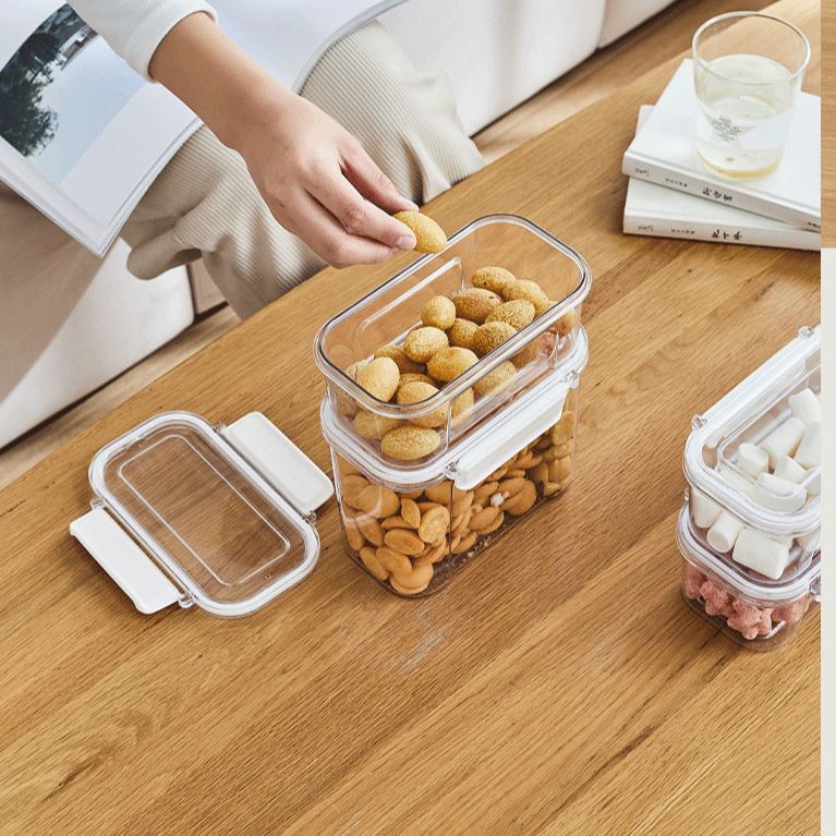 Sealed tank Plastic food tank Storage storage tank Storage tank Grains kitchen snacks Refrigerator crisper