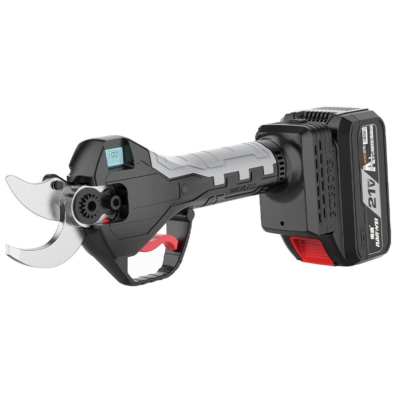 Wholesale cross-border brushless electric pruning shears lithium battery fruit branch shears handheld wireless rechargeable lithium battery garden pruning knife