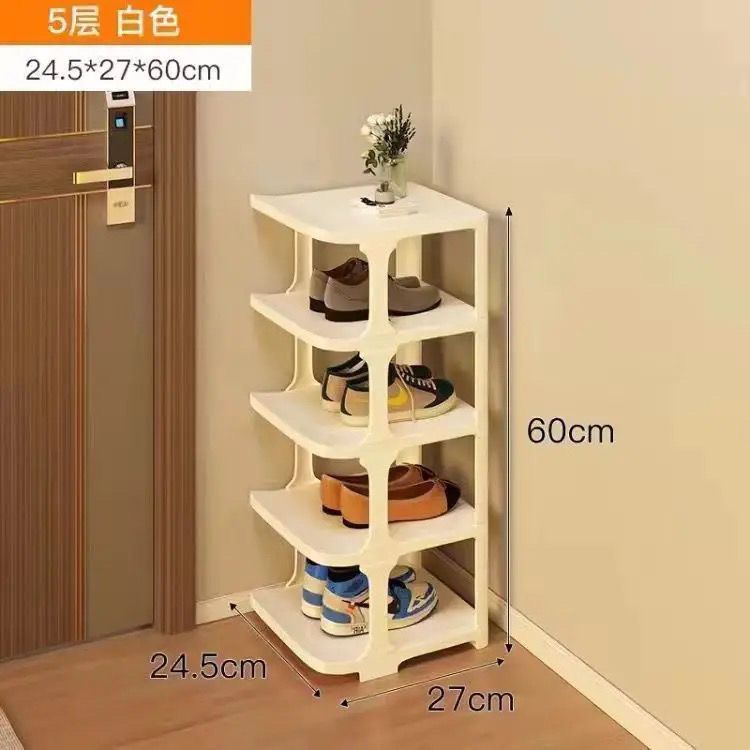 Shoe rack simple door dormitory rental house living room multi-layer for home economical shoe rack vertical storage handy gadget