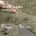 French retro green carpet - living room, stain-resistant, easy to clean, sofa & coffee table, soundproof, thickened floor mat, bedroom, high-end feel