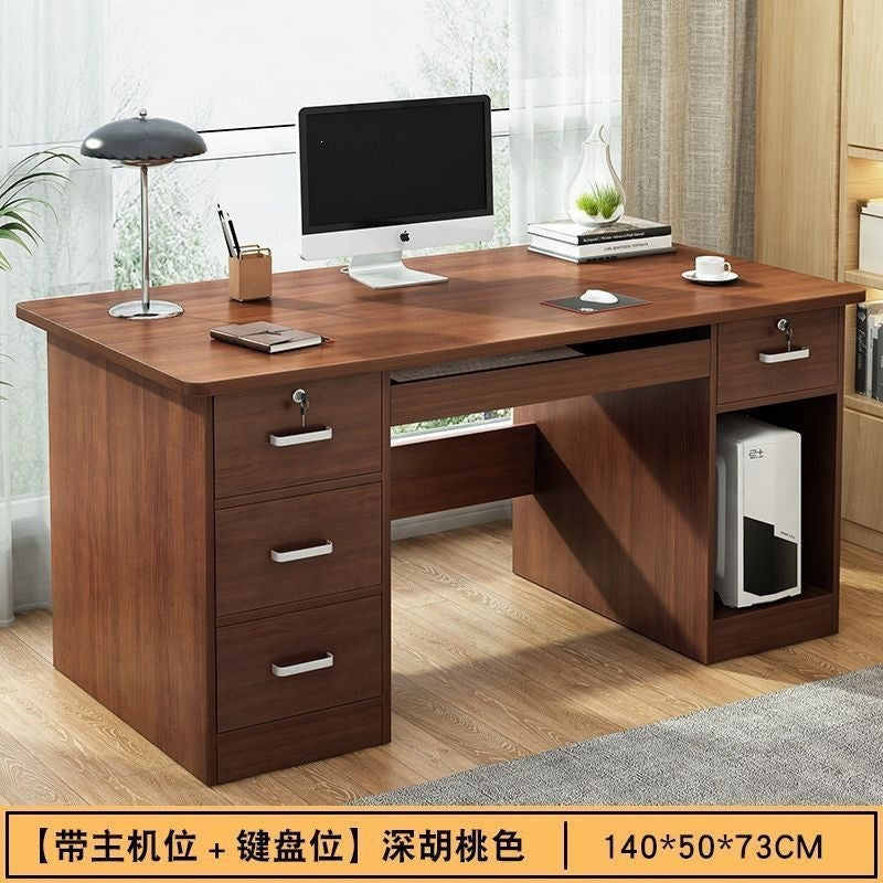 Computer desk desktop home desk bookcase all-in-one office desk minimalist modern bedroom writing desk student study table