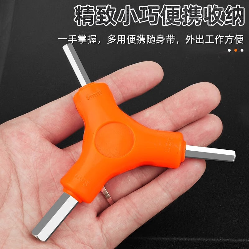 Hexagon wrench tripod y type 2.5/3/4/5/6/8mm hexagonal small screwdriver air conditioning maintenance combination tool