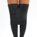 Fall and winter300gpearl velvet heattechoutwearall-in-one pants fleece-linedthickened pantyhose bottom pants