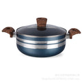 Factory processing personalized oem elegant suit pot non-stick pot 20/24/28 soup pot + wok + frying pan suit