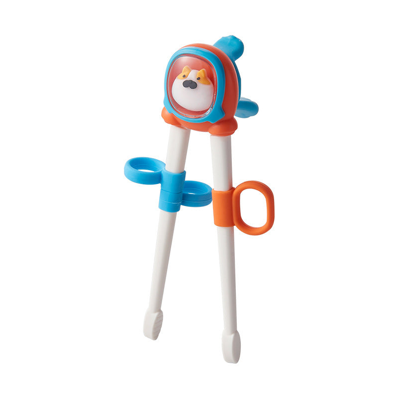 Children's training chopsticks - tiger mouth chopsticks - learning aid for babies - toddler rebound chopsticks - weaning tool - tableware for ages 2-3 and 4-6