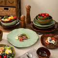 Stylish special-shaped bowls, plates, dishes, retro, good-looking restaurants, hotels, for home, steak plates, desserts, pastries, rice bowls