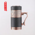 Wholesale yixing zisha (purple clay) office cups: premium zisha inner liner, high-end gift, powder-coated finish (fade-resistant), personal tea brewing