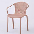 Household casual plastic back chair stackable living room chair outdoor restaurant chair cafe high back scandinavian style