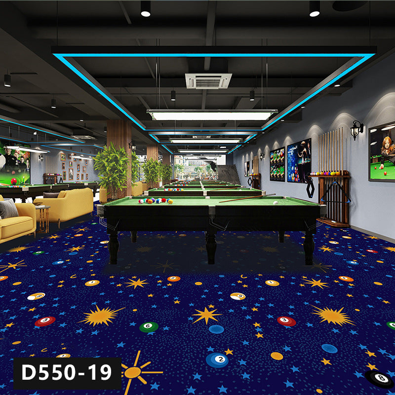 Special nylon non-fading abrasion resistantktv club billiards billiards room commercial carpet for billiard halls