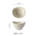 3inch seasoning dish-glossy sesame