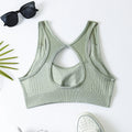 European and american yoga outfit set - women's yoga sports bra, fitness tank top, running sports yoga shorts set