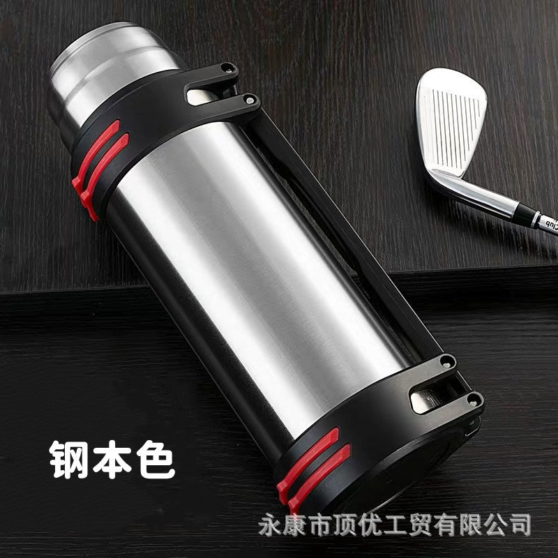 Wholesale large capacity insulated travel thermos - keeps hot/cold for 48 hours - home use kettle, portable outdoor, car mount, customizable engraving available