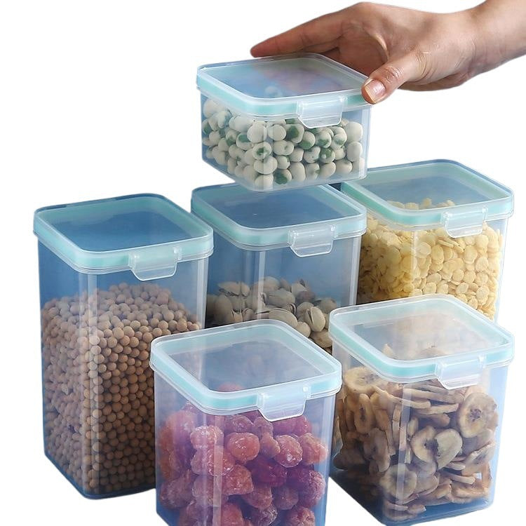 Plastic jars, grain storage cans, special sealed cans for milk tea shops, pet snack cans, crisper storage cans