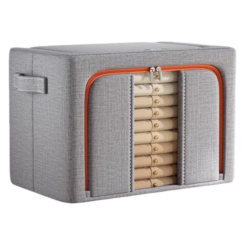 Clothes storage box Household fabric wardrobe clothing quilt Baina box Large capacity sorting box basket bag