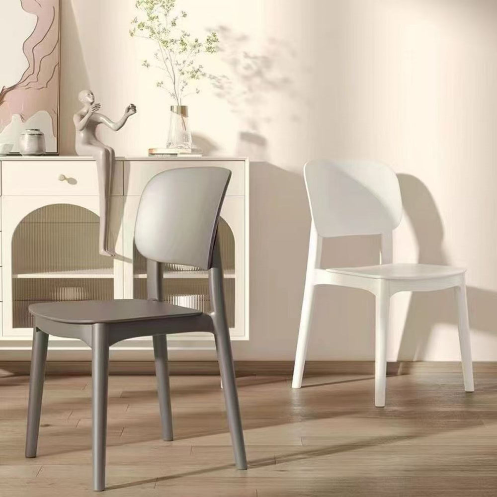 Plastic chair for homethickened dining table dining chair comfortable for long sitting commercial modern casual stool back chair