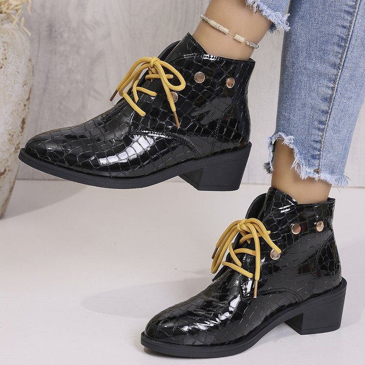 spring/autumn new arrival: plus-size women's leather heeled boots for cross-border e-commerce. sizes 36-43 available. wholesale options available. dropshipping to  and