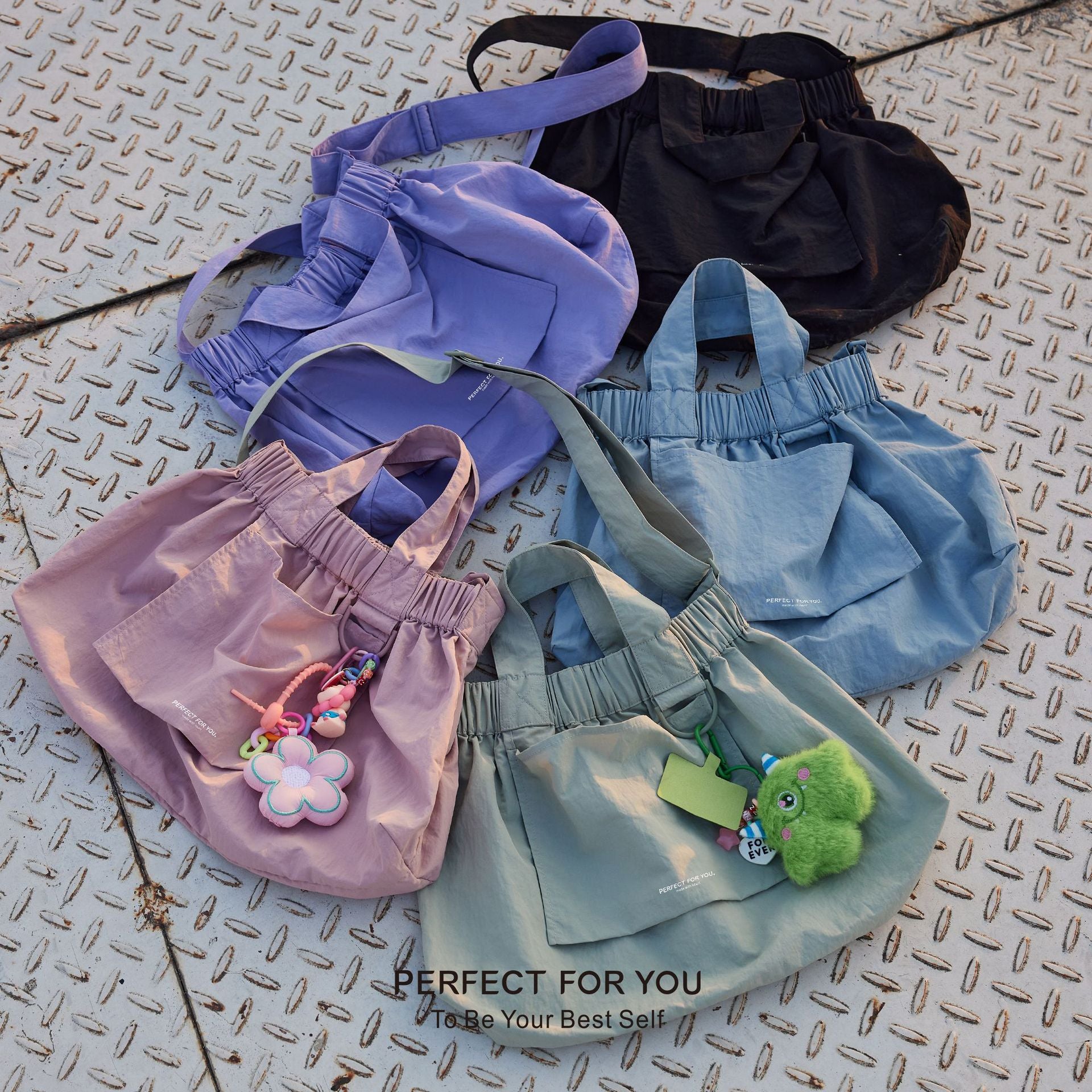 Foreign trade new hot-selling nylon canvas bag handbag versatile large-capacity tote bag women's bag messenger bag women