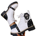 autumn new arrival: plus-size chunky sole martin boots for women (sizes 36-43). wholesale available. dropshipping to  and