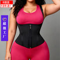 Amazon fashion mesh sling body shaping vest tight shaping waist shaping clothes slimming look waist fitness vest