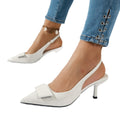 plus size high heels toe-cap sandals 2026 spring and summer new arrivalfashion style glossy shallow mouth back strap women's shoes