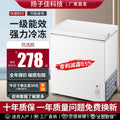 Yanglingzi small freezer for home small fully frozen and refrigerated dual-purpose freezer mini defrosting commercial freezer first-class festival