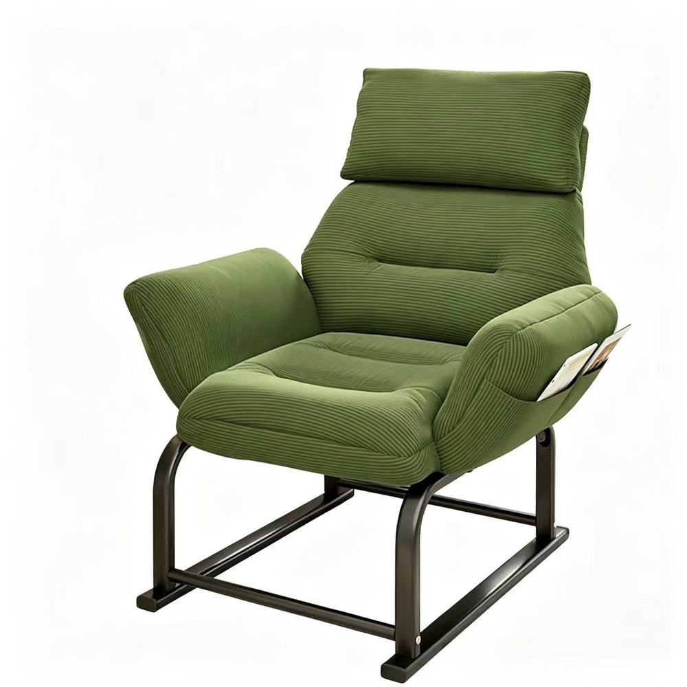 Lazy sofa chair for homesmall apartment multi-level adjustable plaid long sitting casual lounge chair bedroom foldable bed back chair