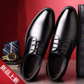 Clearance sale: men's leather dress shoes - lace-up, casual, stylish, versatile. perfect for young professionals, business, and everyday wear. trendy men's footwear