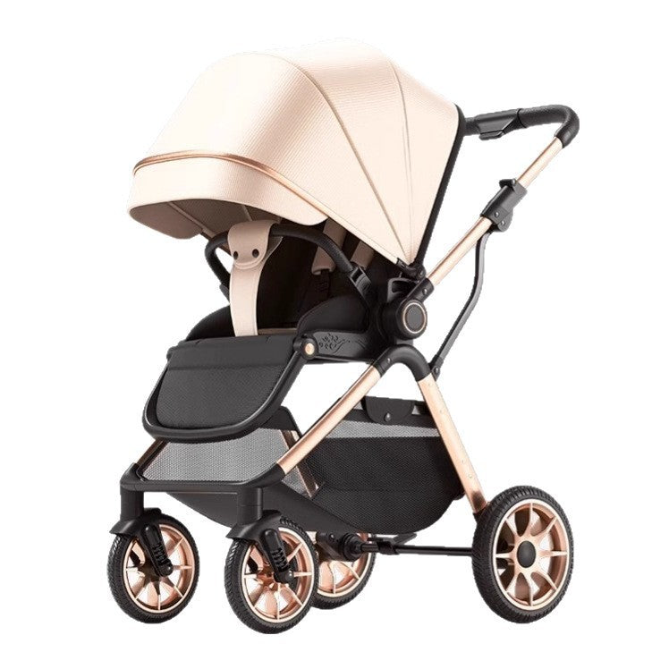 Two-way stroller, lightweight landscape stroller, sit and lie down stroller, foldable, sit and foldable high landscape