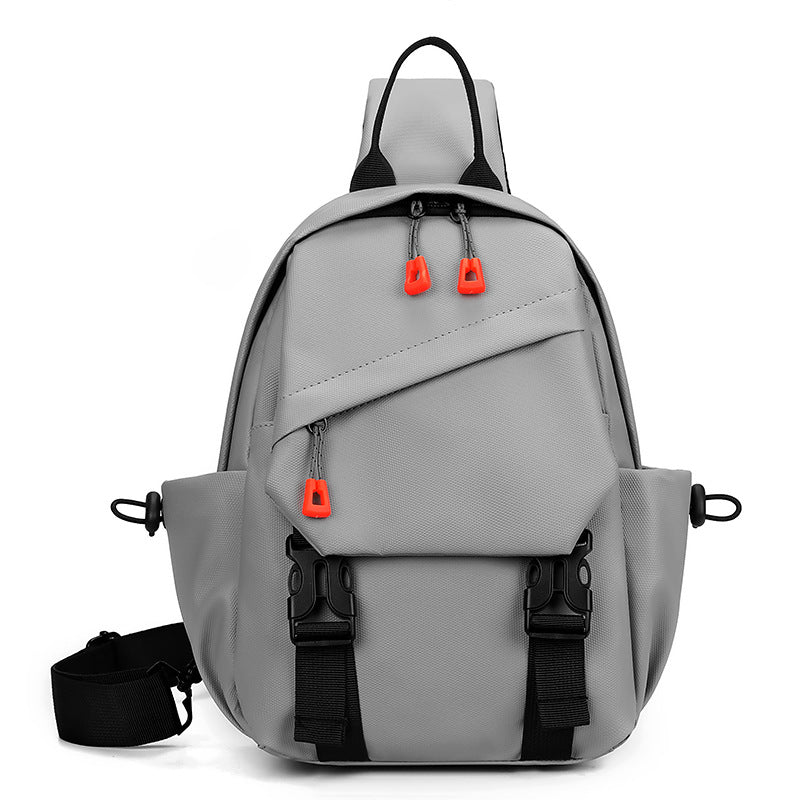 Cross-border fashion breast bag men's trend multi-functional casual shoulder bag large capacity cycling sports lightweight messenger bag