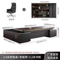 3.0m boss table + boss chair + 3.2m bookcase (delivery)
