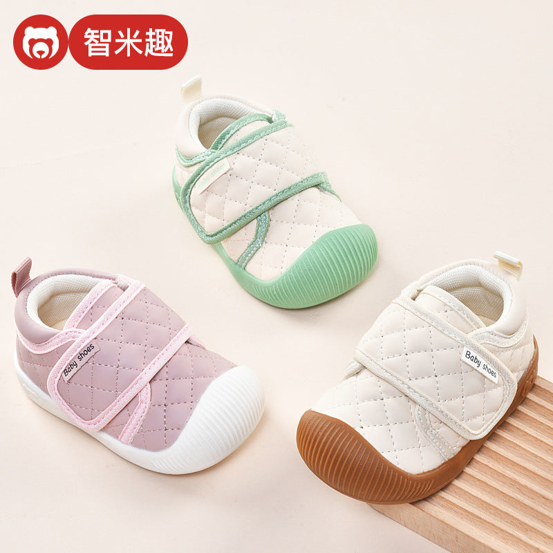 Toddler shoes for boys, spring and autumn, 0-1-2 years old, soft sole breathable infant and toddler shoes for girls