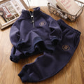 Boys' spring fashionable sweatshirt set,  new trendy kids' spring two-piece outfit, spring and autumn style, handsome big kids' clothing