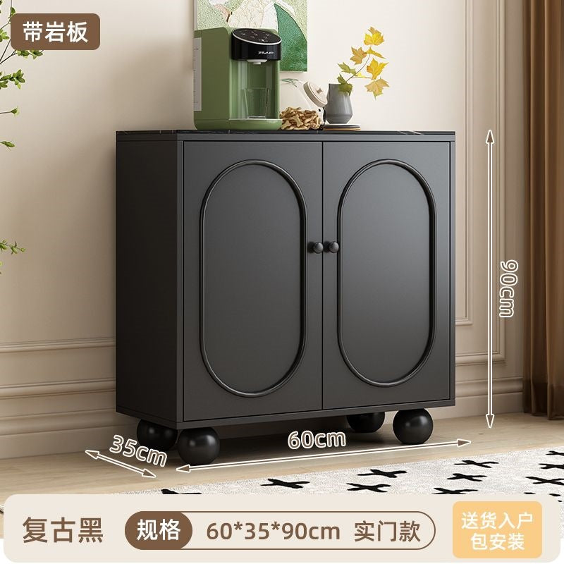 Solid wood sideboard, storage cabinet, french wall cabinet, storage cabinet, cream style tea cabinet, kitchen cabinet