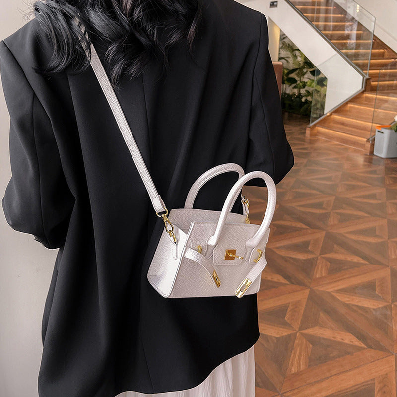 high-quality foreign-style bags for women 2025new arrivalfashion small lock easiest for matchsatchelwork clothing shoulder cross-body bag
