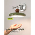 Retrofrench wall lamp rocker arm bedroom bedside lamp wiring-free wiring wall lamp cream style medieval master bedroom long arm lamp