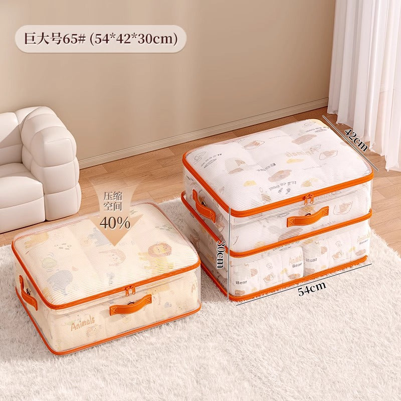 PVC storage bag, clothes quilt, household finishing bag, down jacket, quilt, clothing large-capacity storage bag