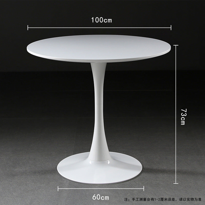 Nail salon waiting table balcony tulip side table small round table dining table coffee table small apartment round table for home