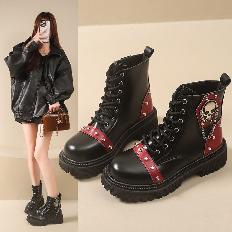 autumn new arrivals: plus-size women's boots for cross-border e-commerce, sizes 35-42, chunky sole martin boots, dropshipping available for  and